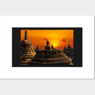 Sunrise Borobudur. Posters and Art